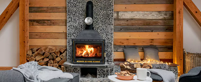 Thelin Hearth Products Direct Vent Gas Stove Fireplace Inspection in Sebastian, Florida